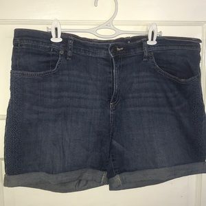 Eddie Bauer Boyfriend Cuffed Jean Short